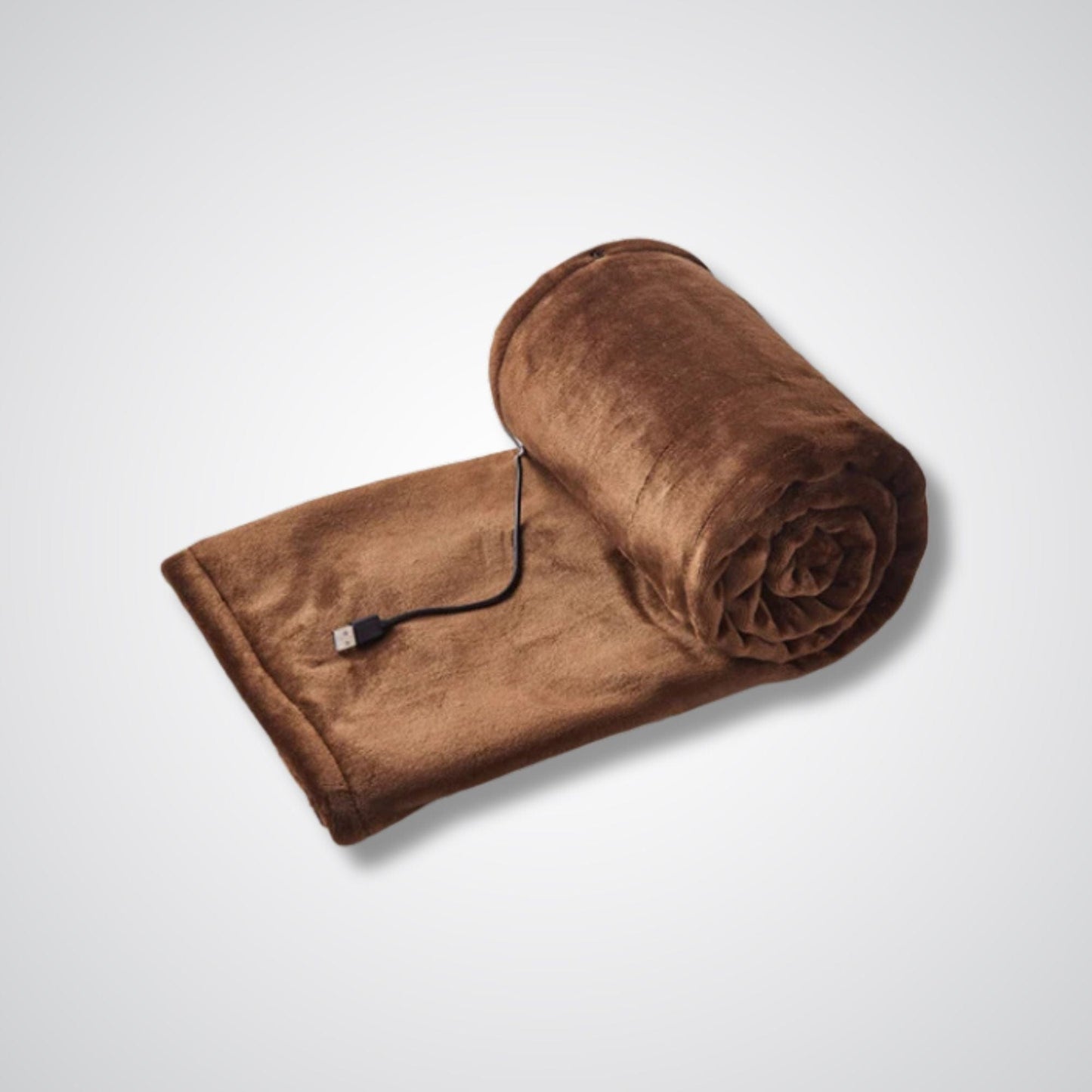 Couverture chauffante électrique <br> HeatFlex BodyEase™ Marron / 160x80cm
