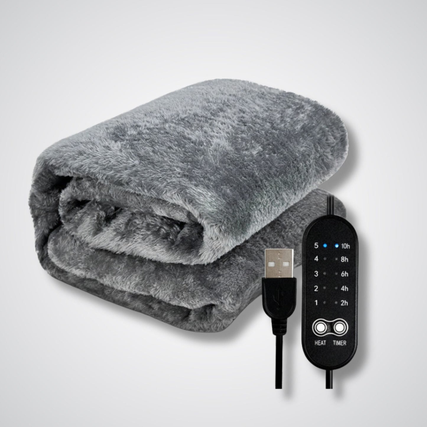 Couverture chauffante électrique PlushTherm DuoSoft™ 80x160 cm