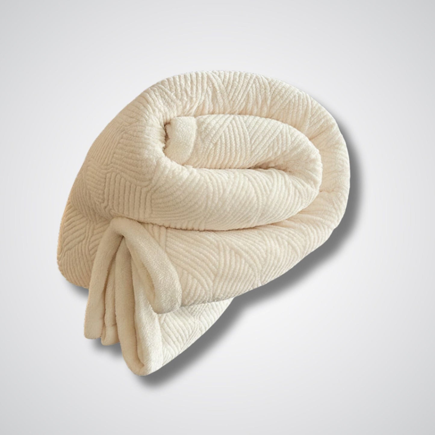 Couverture en laine Auréa Comfort™ – Élégance & chaleur naturelle Blanc / 150x200cm Ensemble de 3 pièces