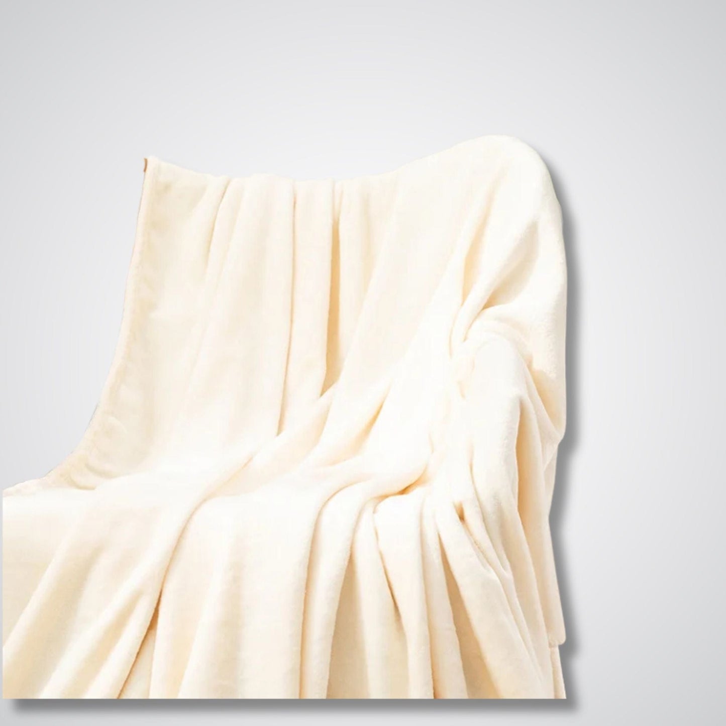 Couverture polaire - Modèle CozyHeritage™ Blanc / 200x230 cm