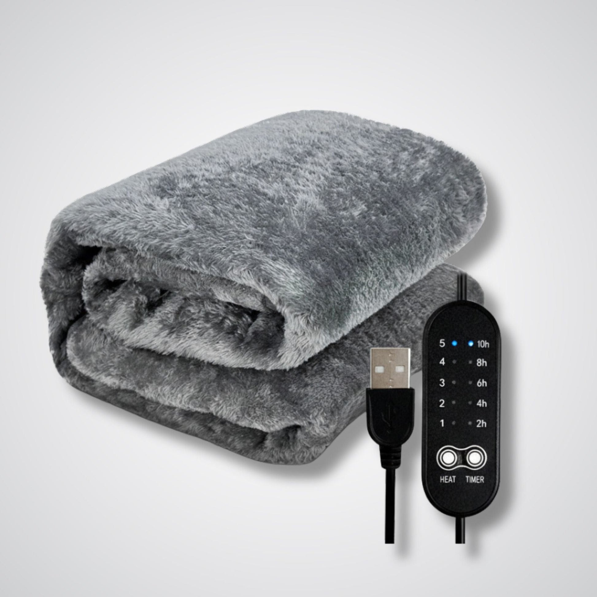 Couverture chauffante électrique PlushTherm DuoSoft™ 80x160 cm