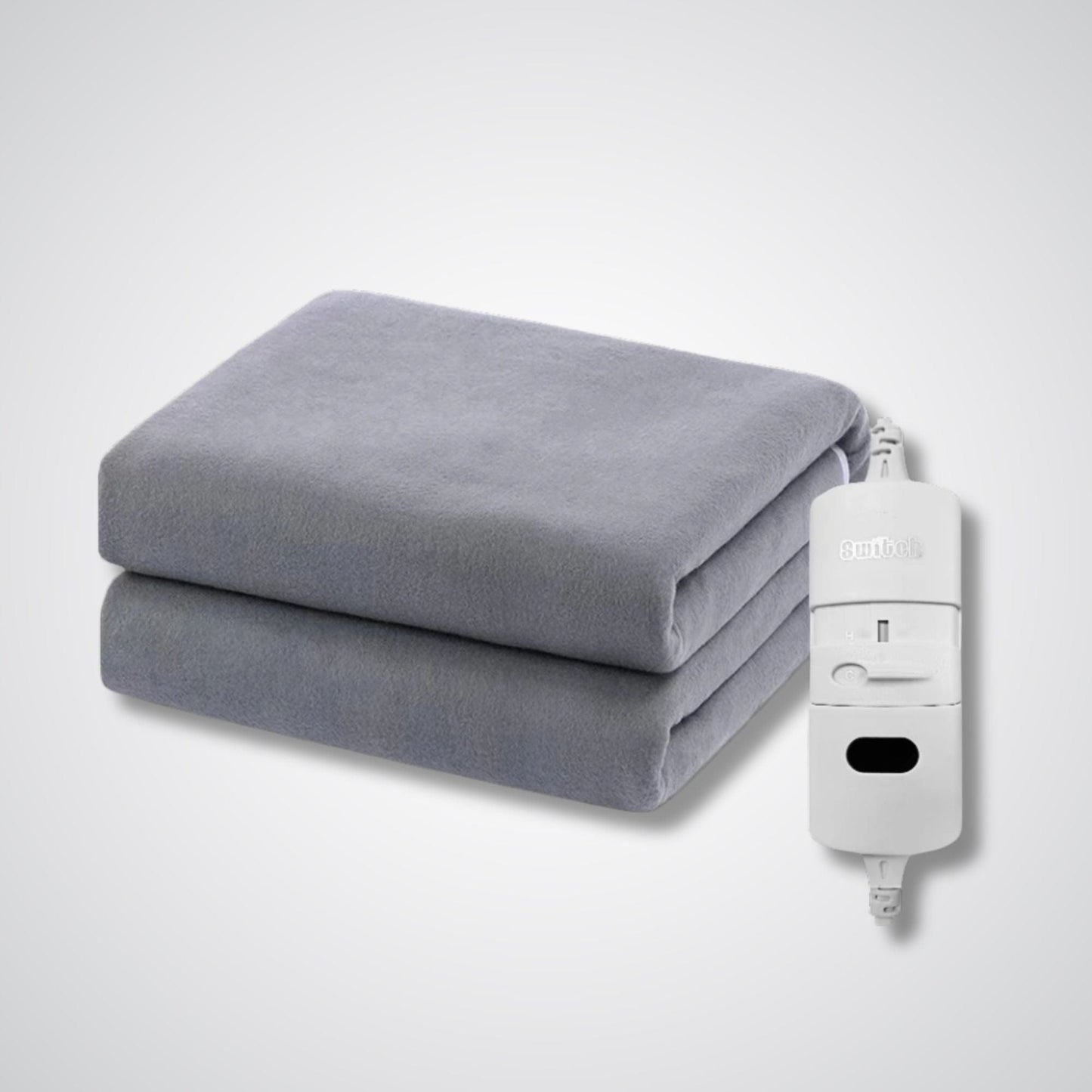 Couverture chauffante électrique ThermiSoft Deluxe™ Gris / 120x150 cm