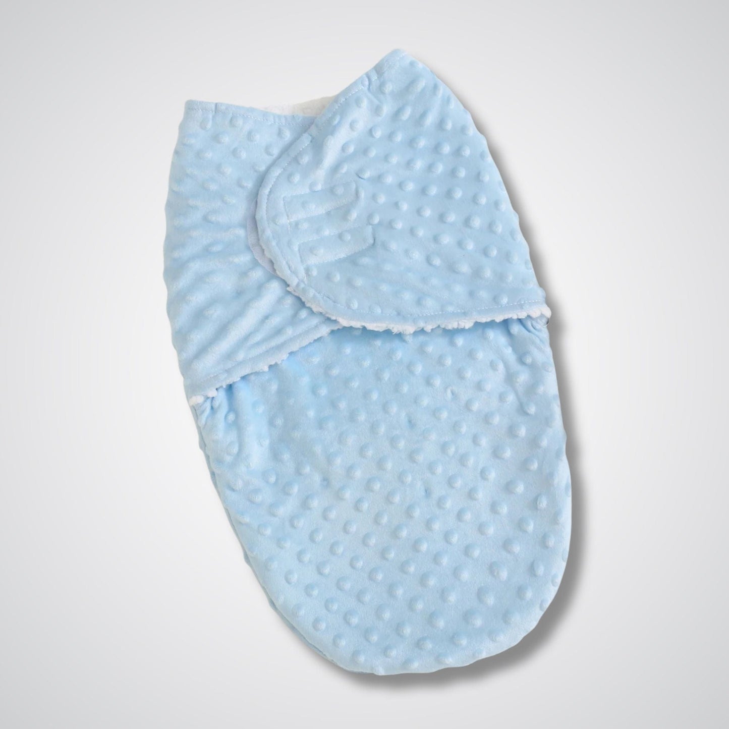 Couverture emmaillotage Modèle SoftNest™ Bleu