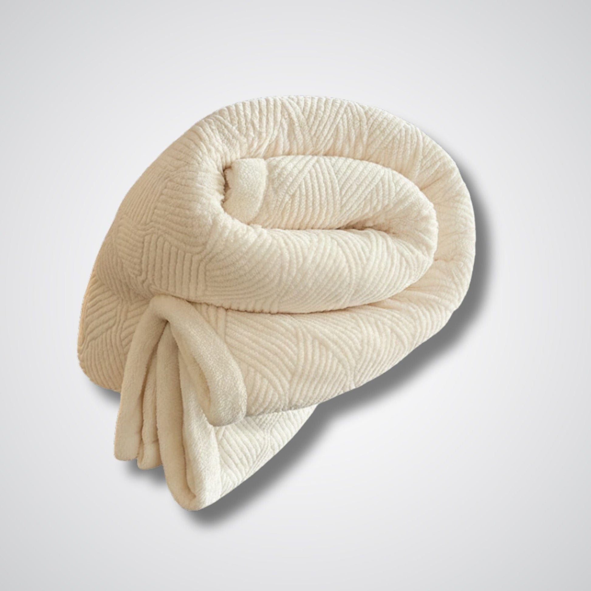 Couverture en laine Auréa Comfort™ – Élégance & chaleur naturelle Blanc / 150x200cm Ensemble de 3 pièces