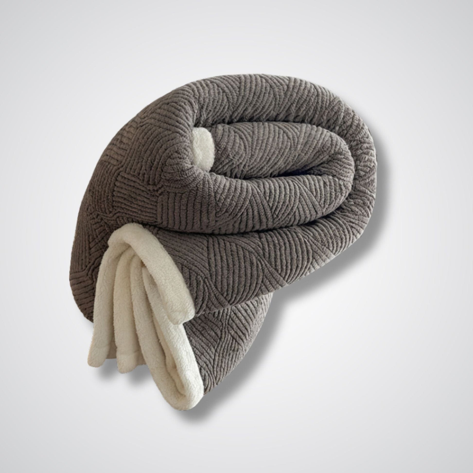 Couverture en laine Auréa Comfort™ – Élégance & chaleur naturelle Gris / 200x230cm 1 Couverture