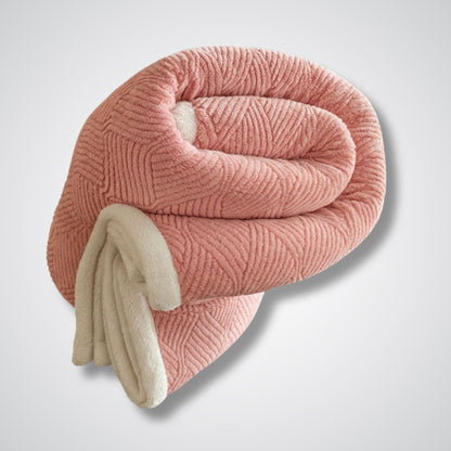 Couverture en laine Auréa Comfort™ – Élégance & chaleur naturelle Rose / 150x200cm Ensemble de 3 pièces
