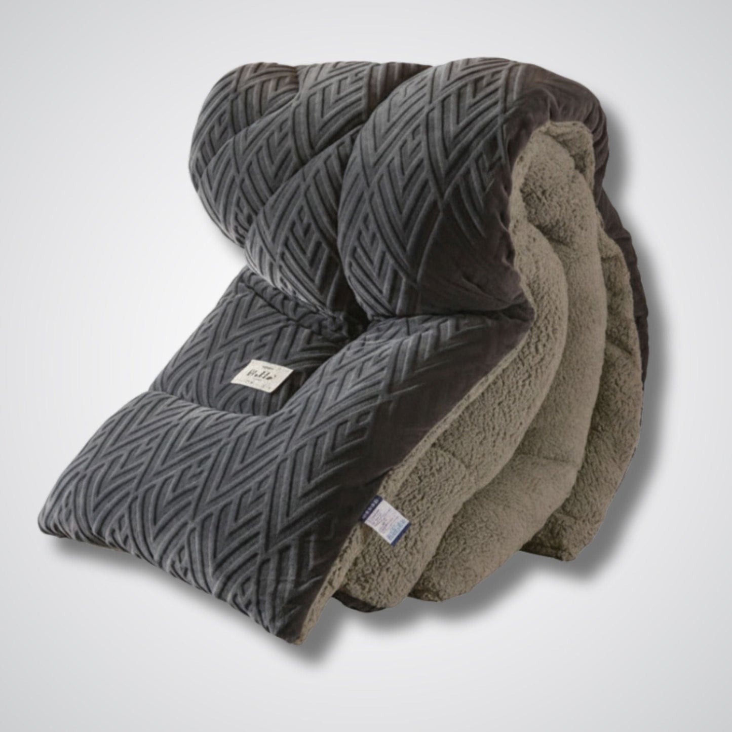 Couverture lestée - ThermoLamb™ Gris Foncé / Gris / 200x230 cm 3kg