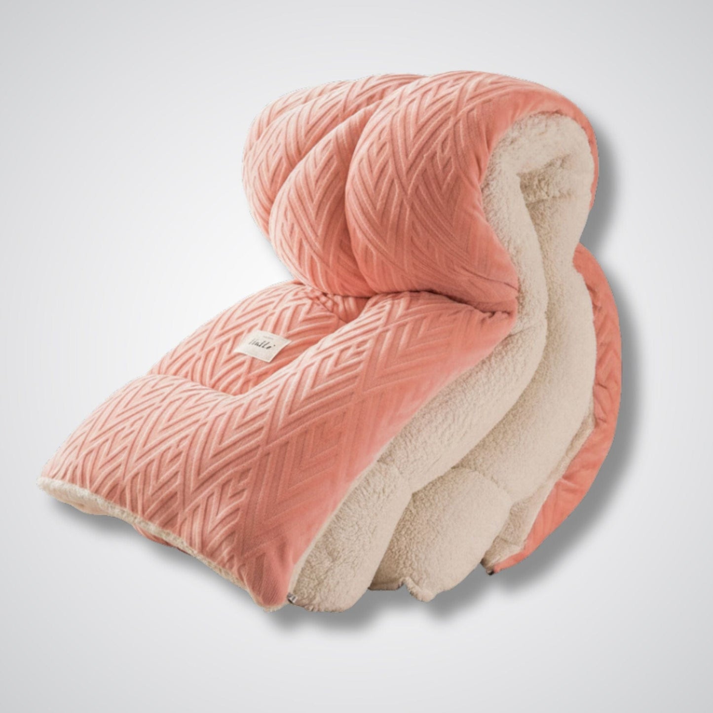 Couverture lestée - ThermoLamb™ Rose / Blanc / 220x240 cm 5kg