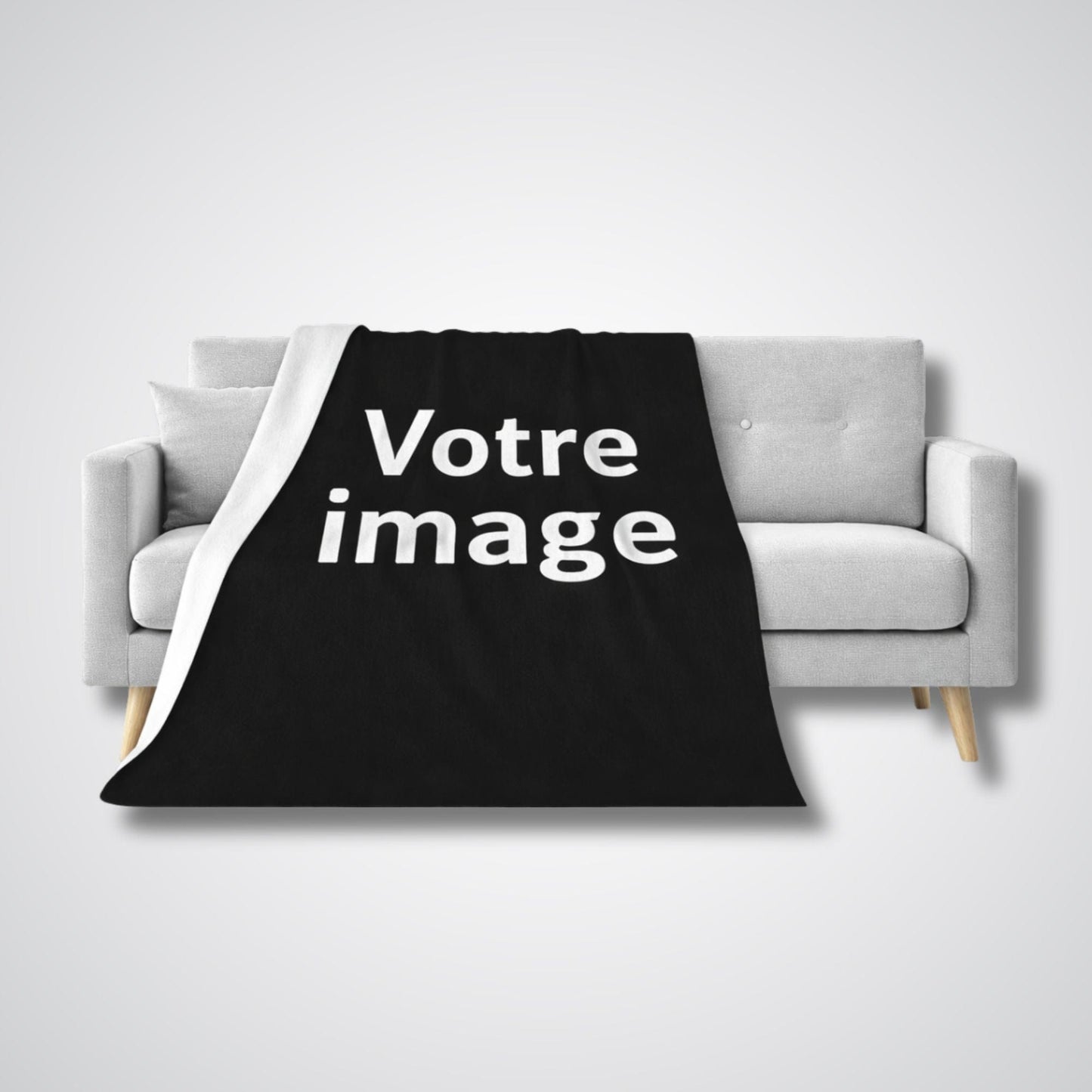 Couverture personnalisée MemoraSoft Luxe™ 183x254 cm