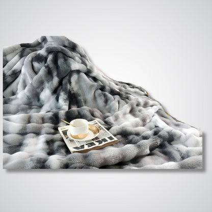 Couverture polaire - Modèle BubbleTherm™ Gris / 180x200 cm