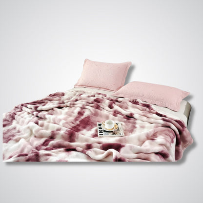 Couverture polaire - Modèle BubbleTherm™ Rouge / 180x200 cm