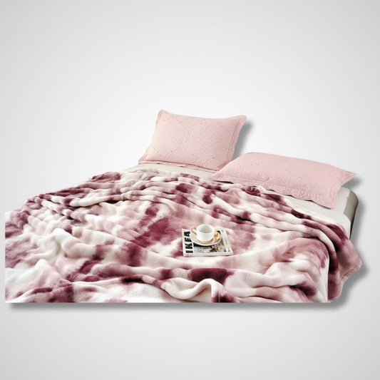 Couverture polaire - Modèle BubbleTherm™ Rouge / 180x200 cm