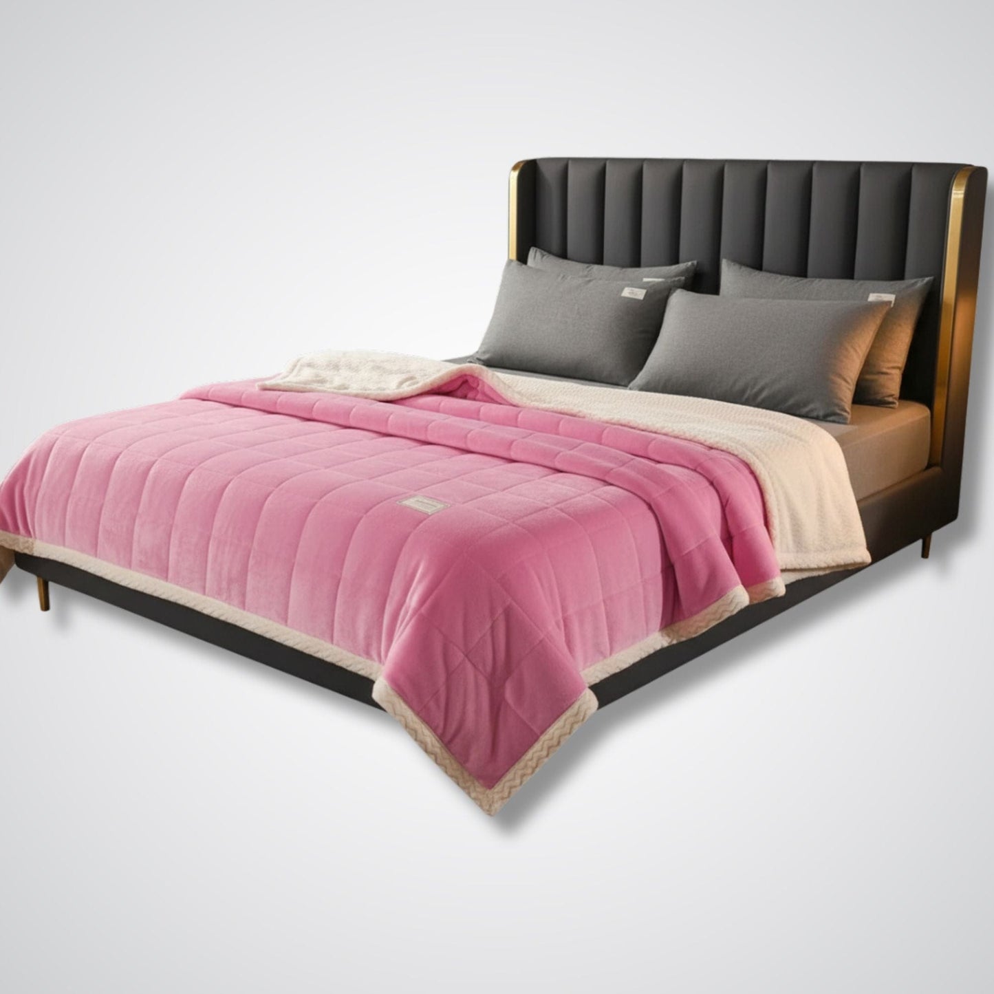 Couverture polaire - Modèle CashmereNest™ Rose / 200x230cm