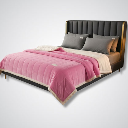 Couverture polaire - Modèle CashmereNest™ Rose / 200x230cm