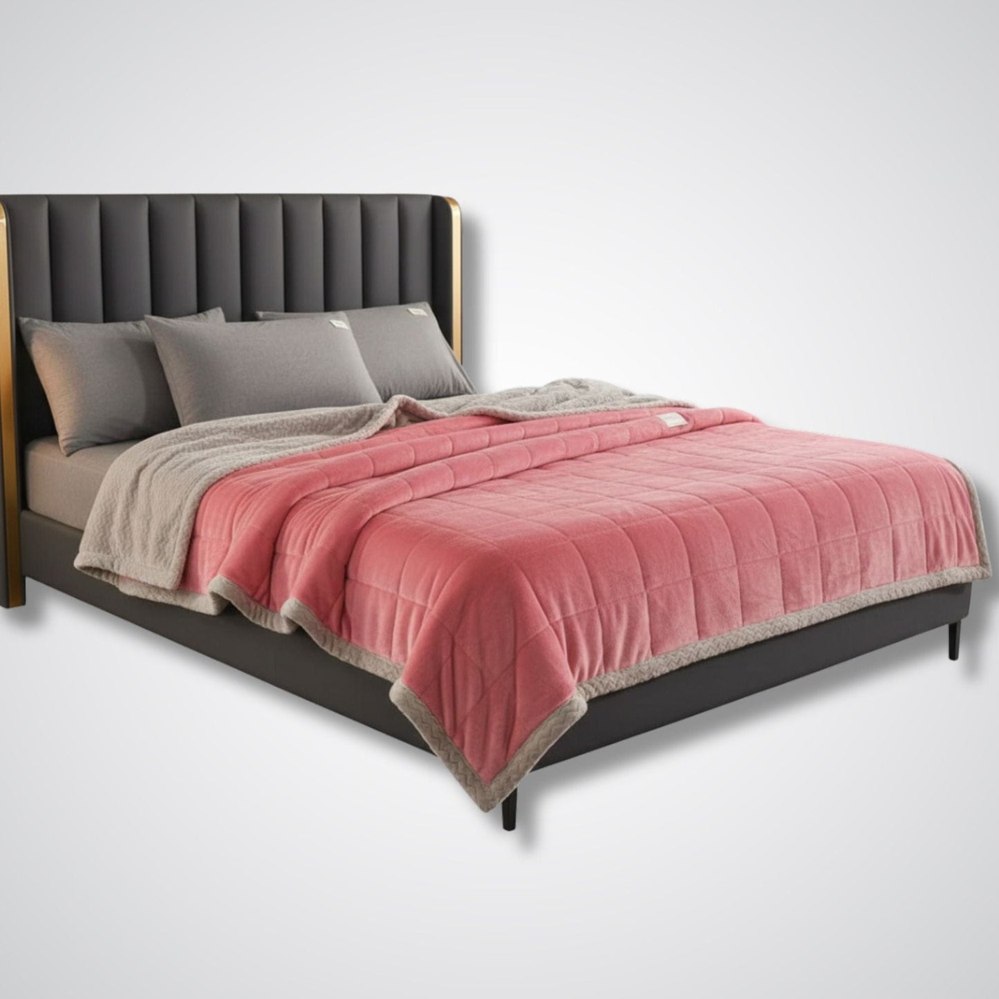 Couverture polaire - Modèle CashmereNest™ Rouge / 200x230cm