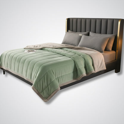 Couverture polaire - Modèle CashmereNest™ Vert / 200x230cm