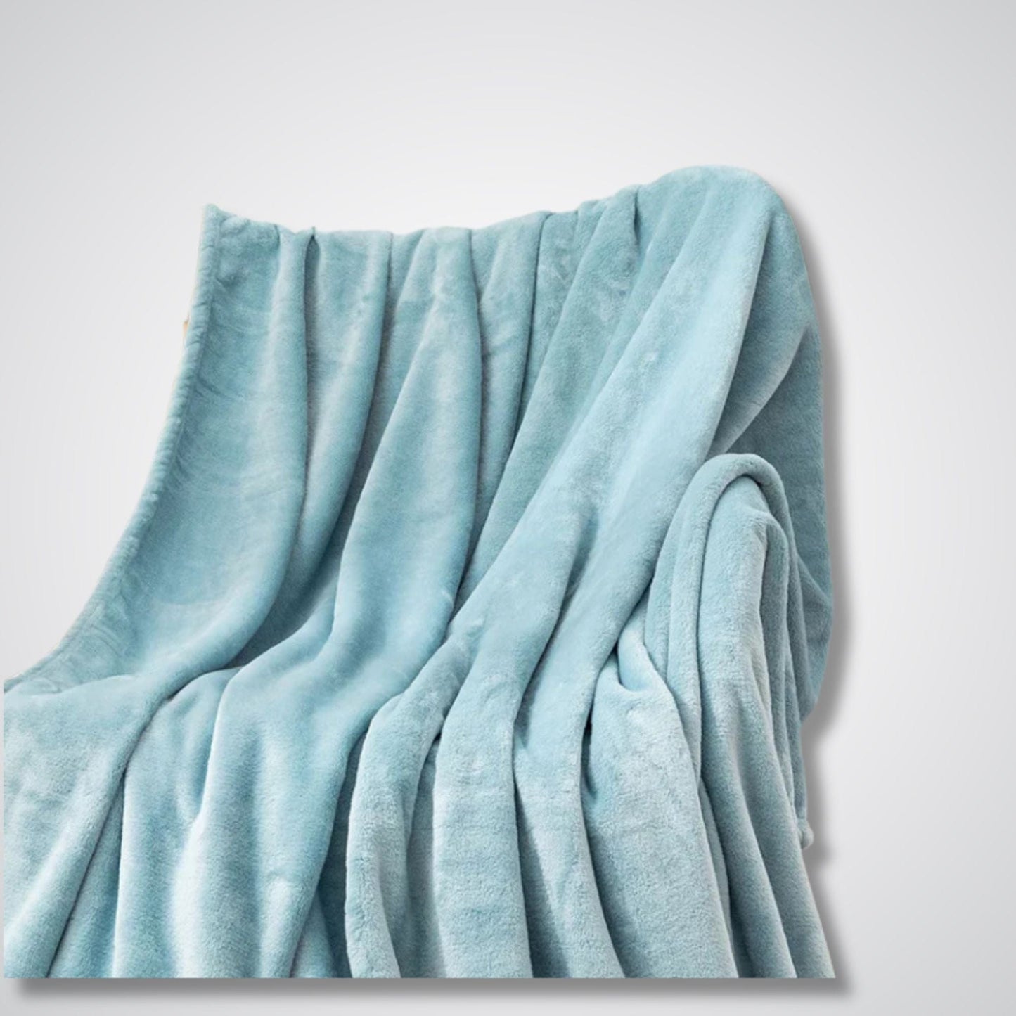 Couverture polaire - Modèle CozyHeritage™ Bleu / 200x230 cm