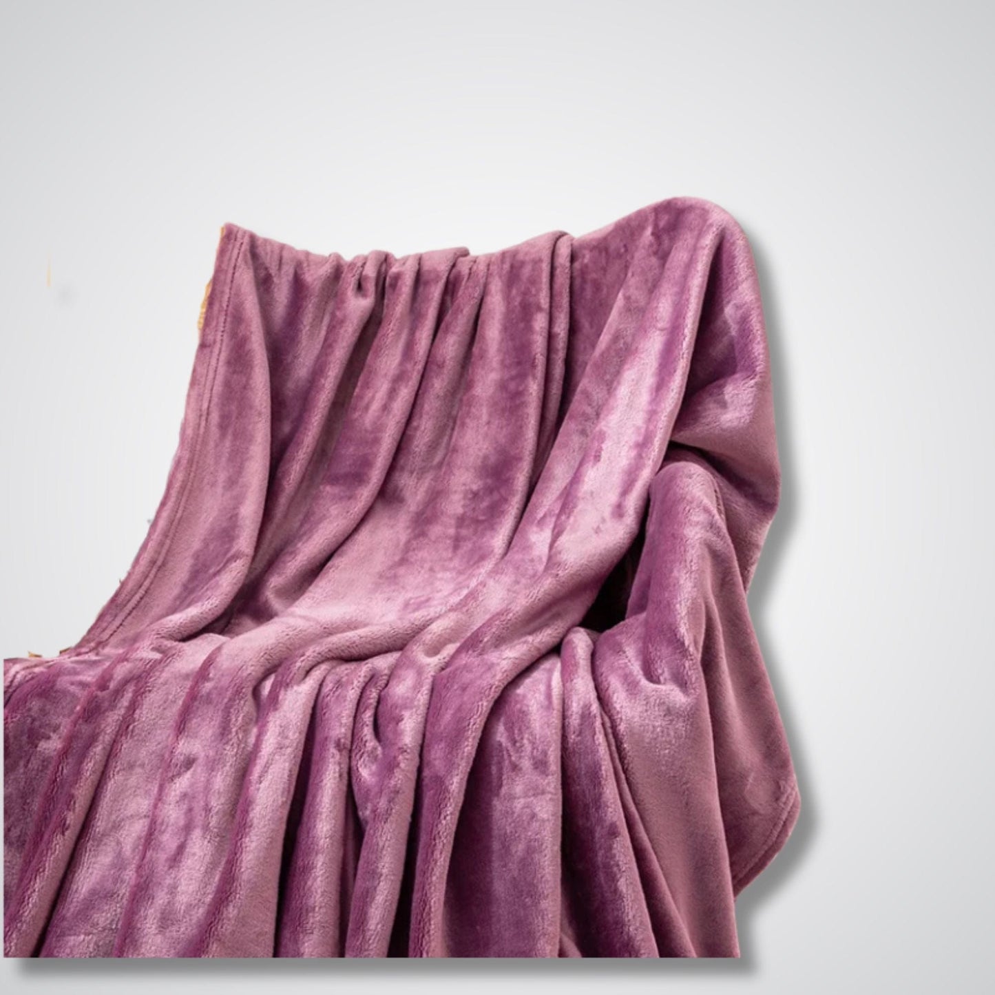 Couverture polaire - Modèle CozyHeritage™ Violet / 200x230 cm