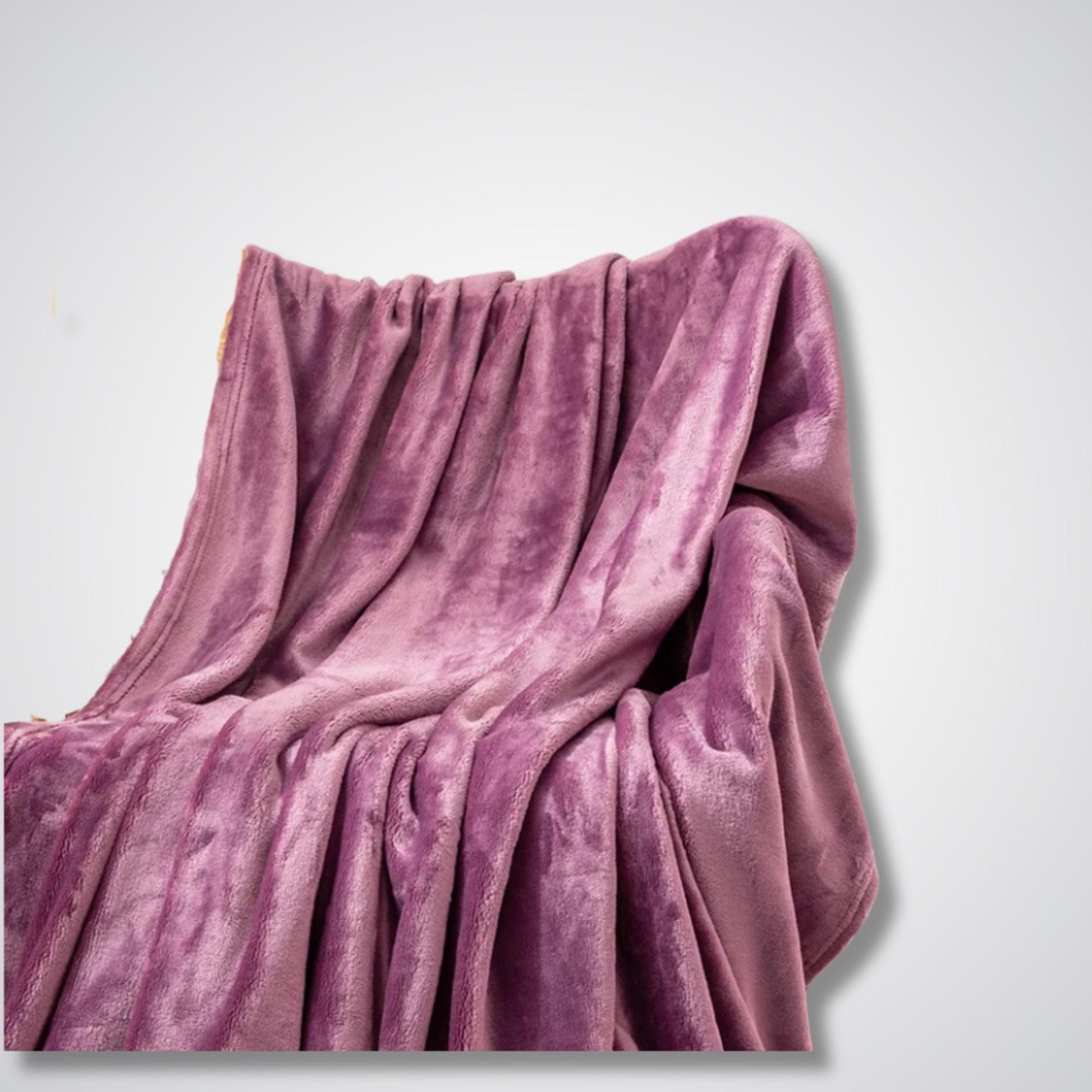 Couverture polaire - Modèle CozyHeritage™ Violet / 200x230 cm