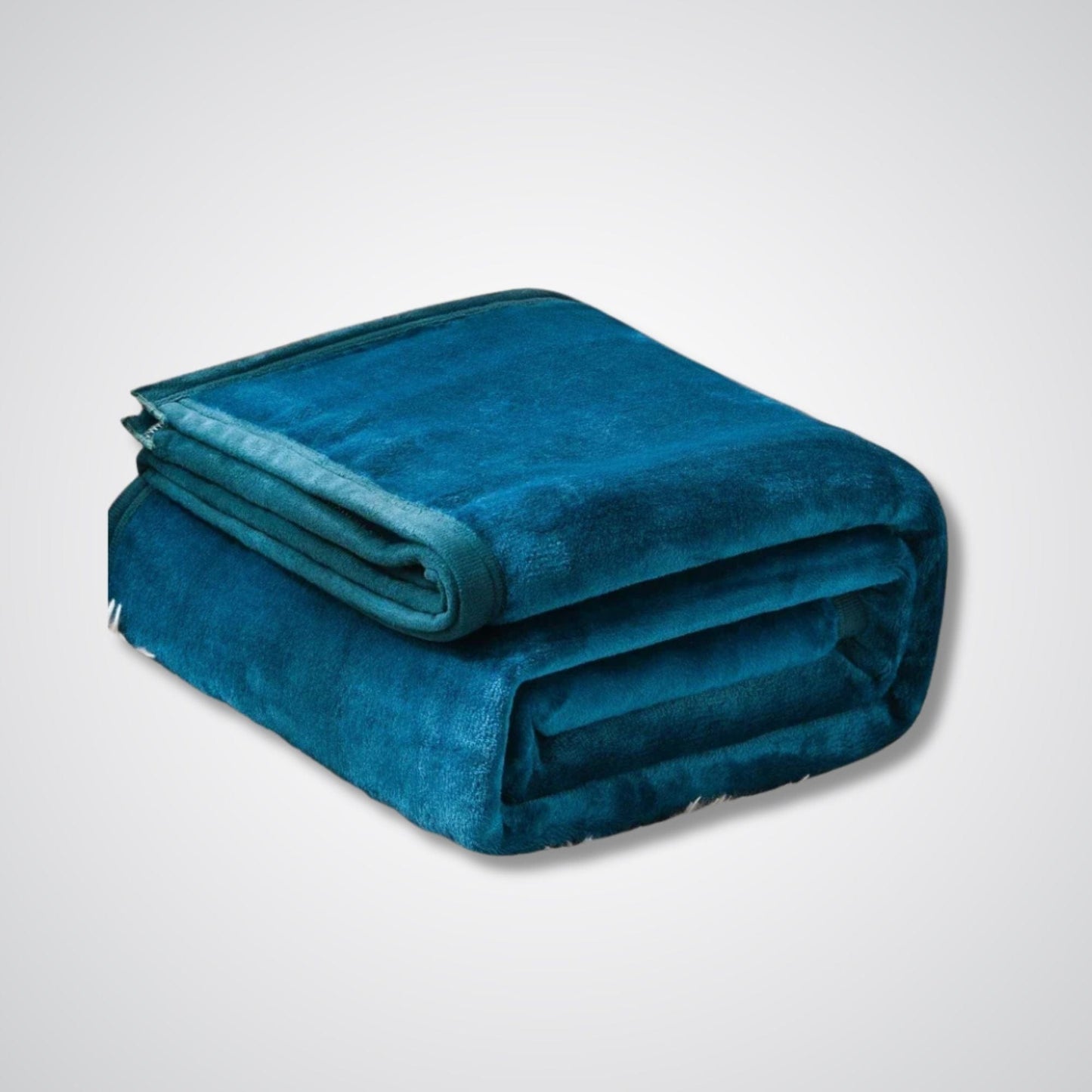 Couverture polaire - Modèle CozyMerge™ Bleu 1 / 120x200 cm