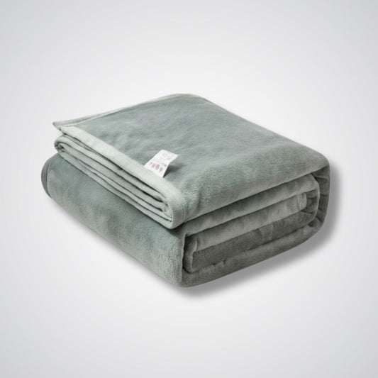 Couverture polaire - Modèle CozyMerge™ Gris / 120x200 cm