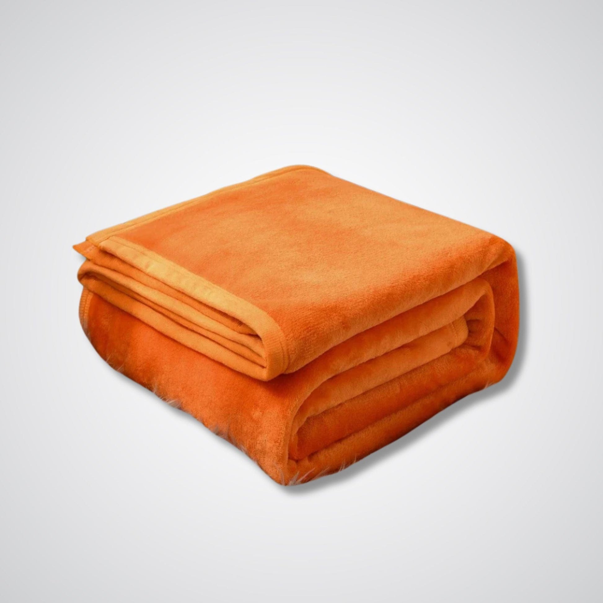 Couverture polaire - Modèle CozyMerge™ Orange / 120x200 cm