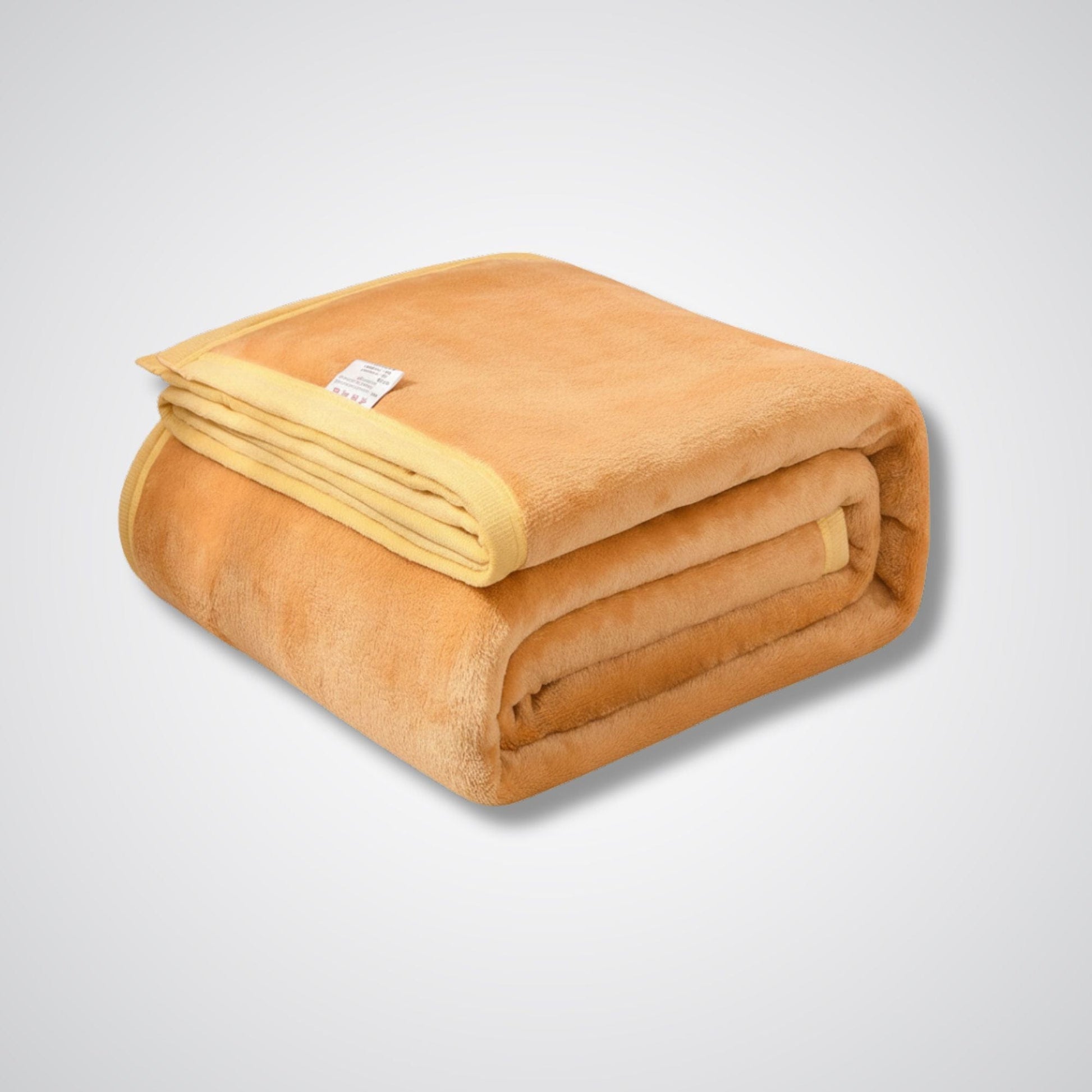 Couverture polaire - Modèle CozyMerge™ Orange clair / 120x200 cm