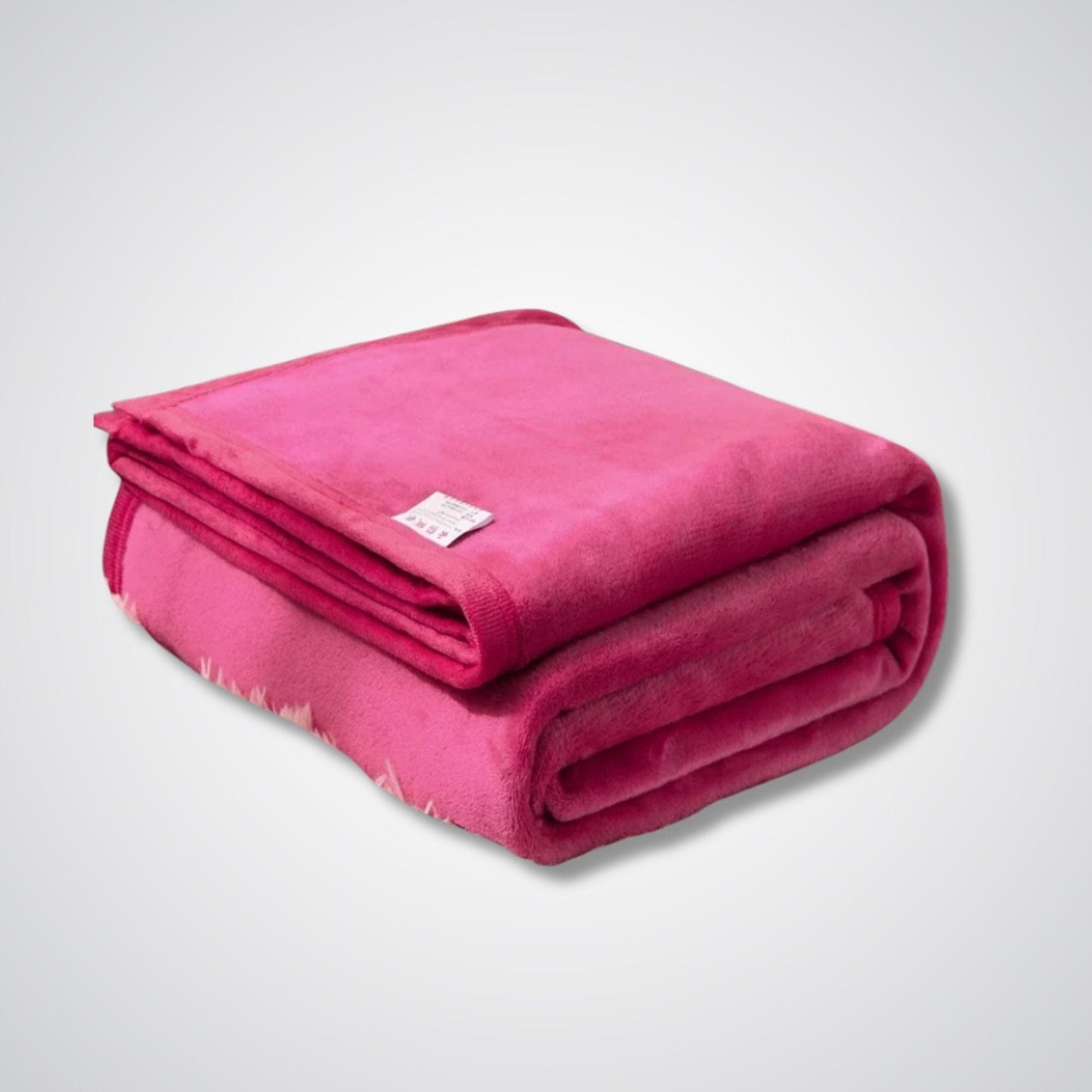 Couverture polaire - Modèle CozyMerge™ Rose foncé / 120x200 cm