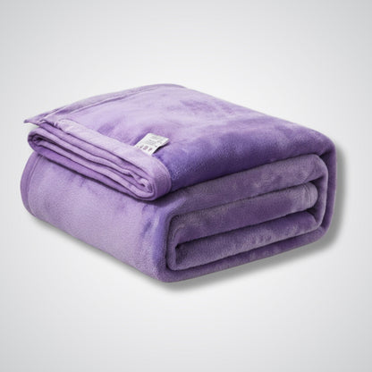 Couverture polaire - Modèle CozyMerge™ Violet / 120x200 cm