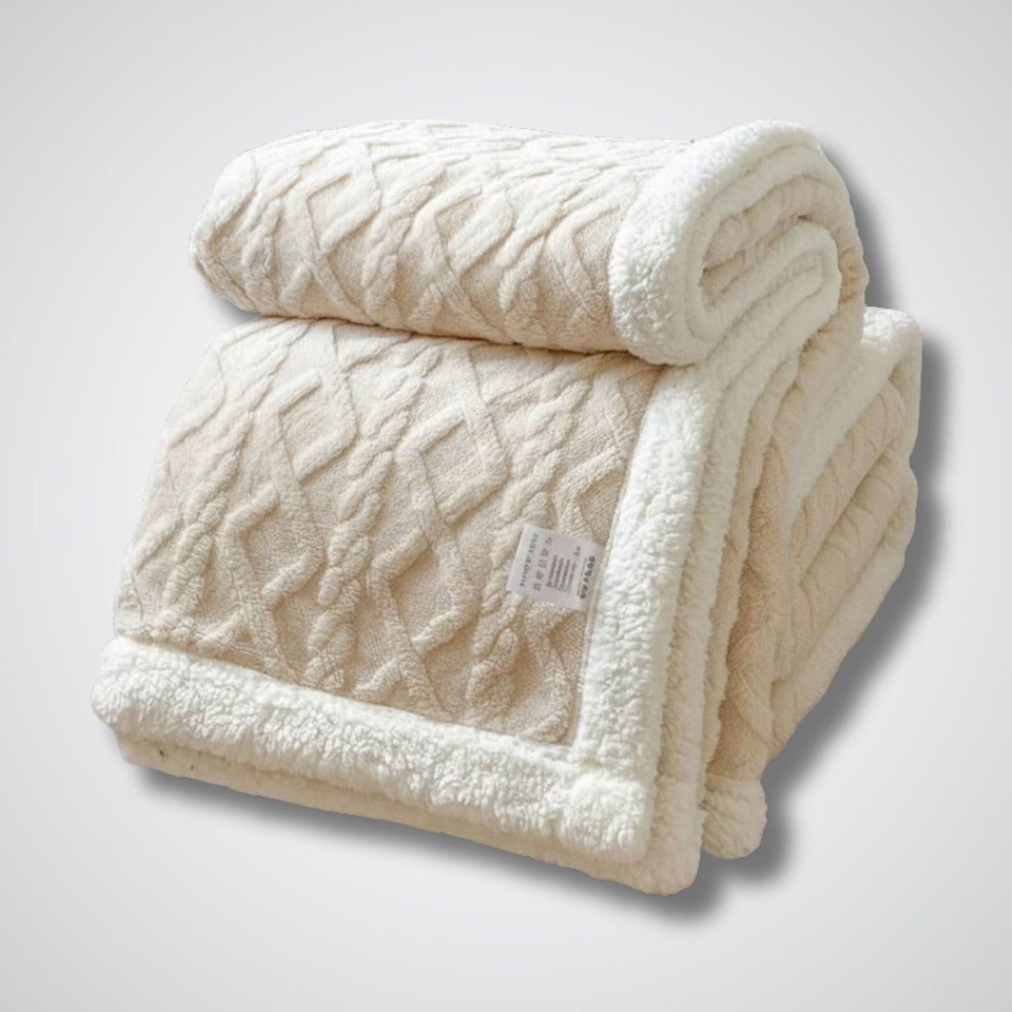 Couverture polaire - Modèle LambFrost™ Beige / 100x150 cm