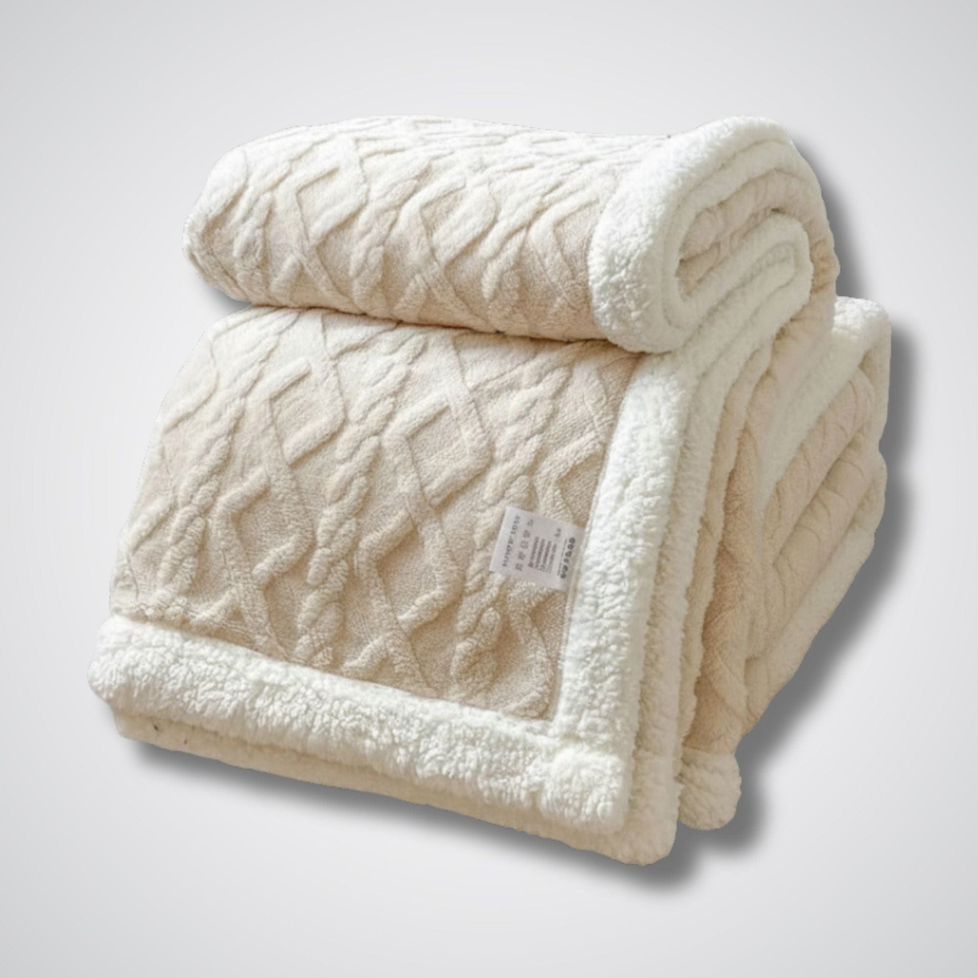 Couverture polaire - Modèle LambFrost™ Beige / 100x150 cm