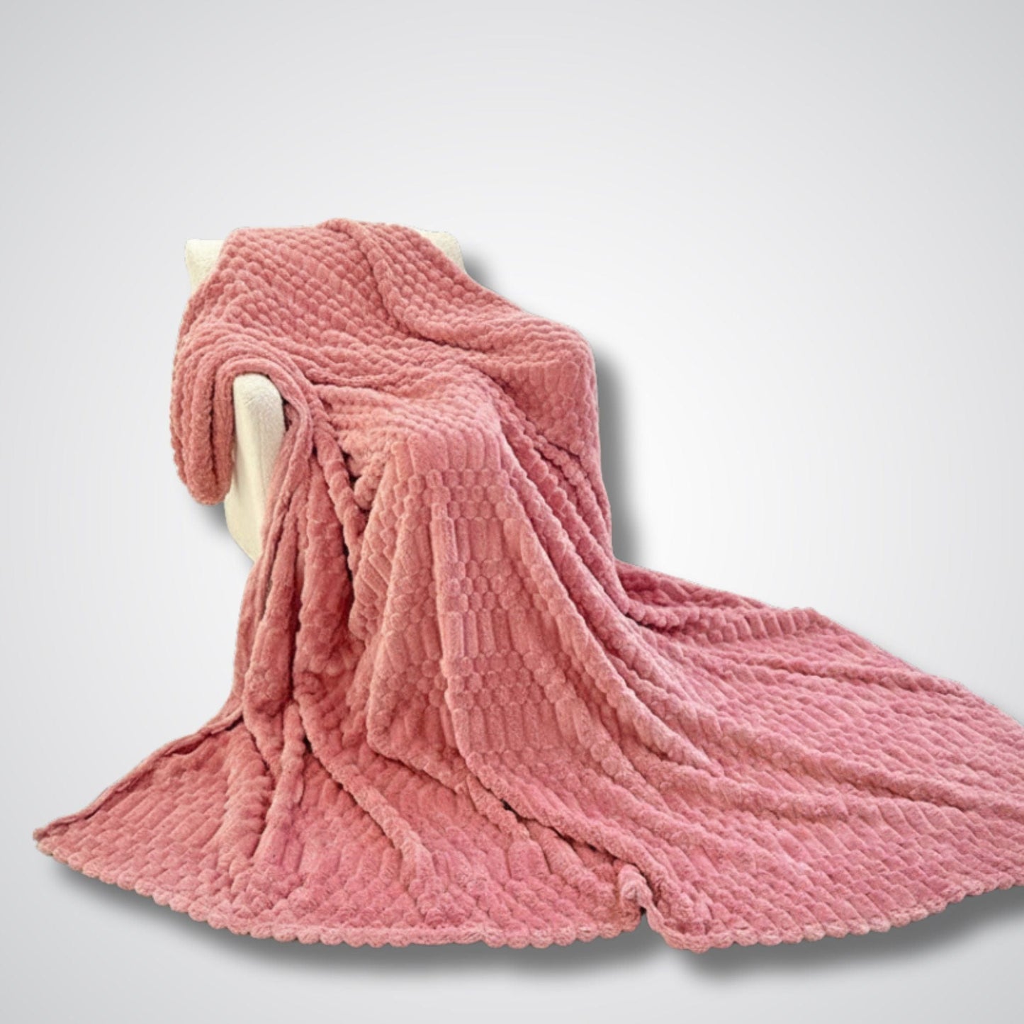Couverture polaire - Modèle SoftHorizon™ Rose / 100x150 cm
