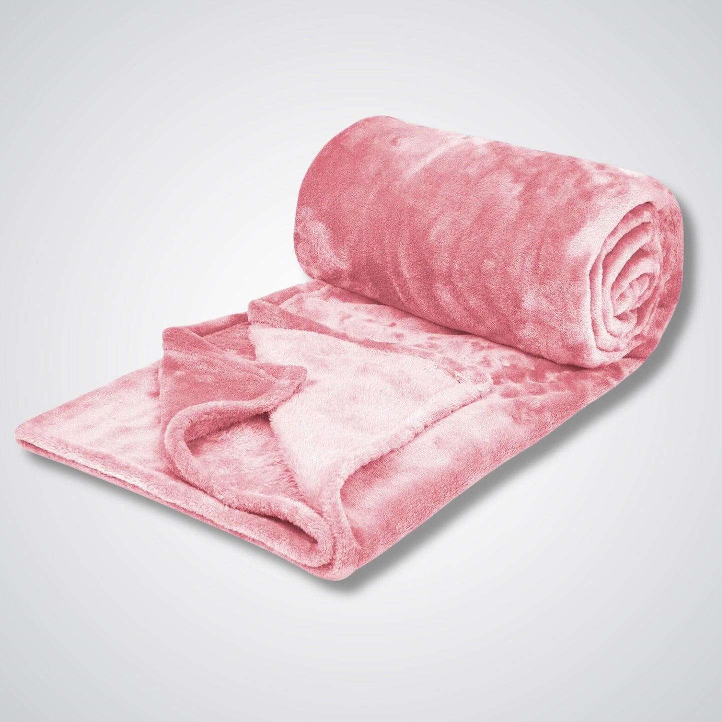 Couverture polaire - Modèle VelvetShield™ Rose / 200x230 cm