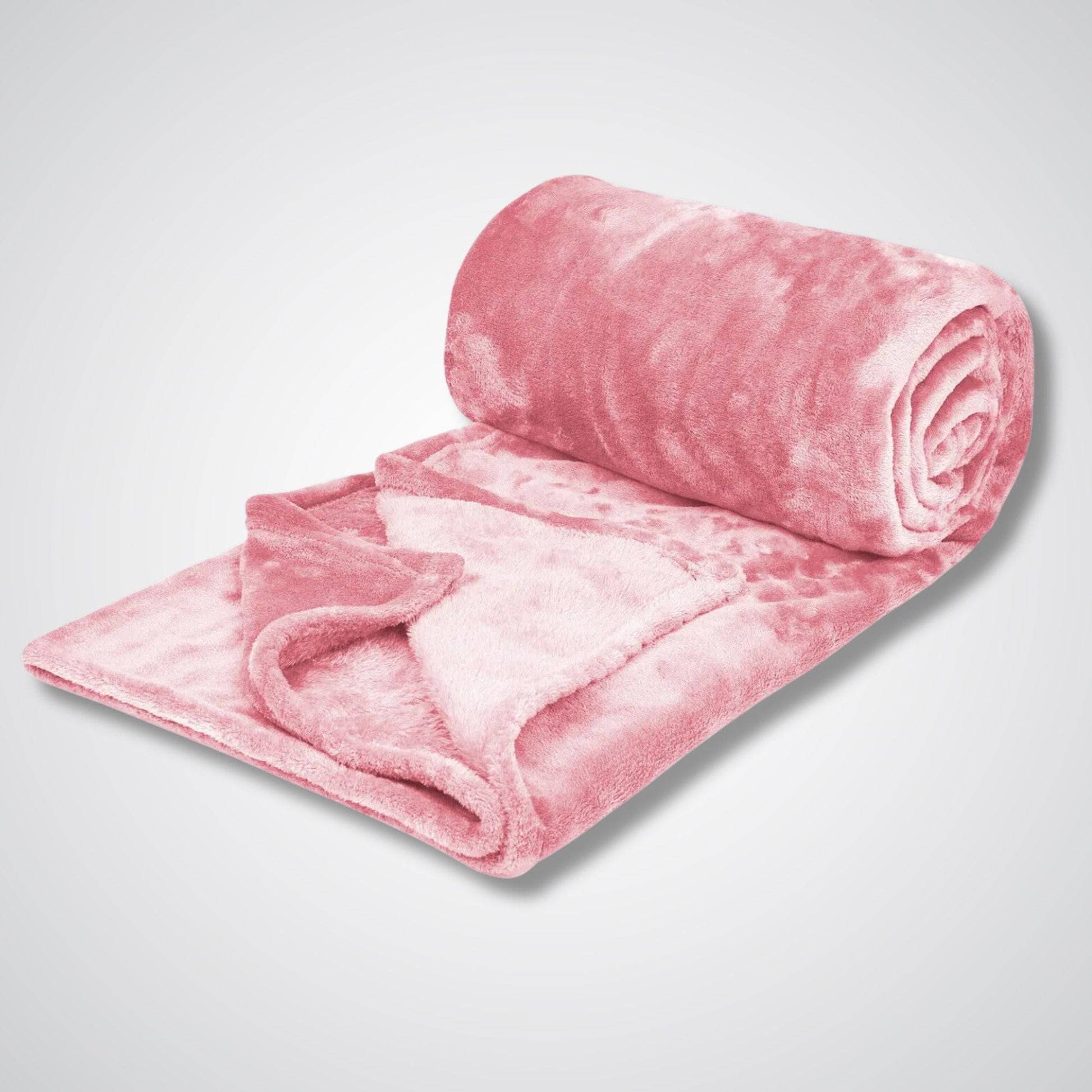 Couverture polaire - Modèle VelvetShield™ Rose / 200x230 cm