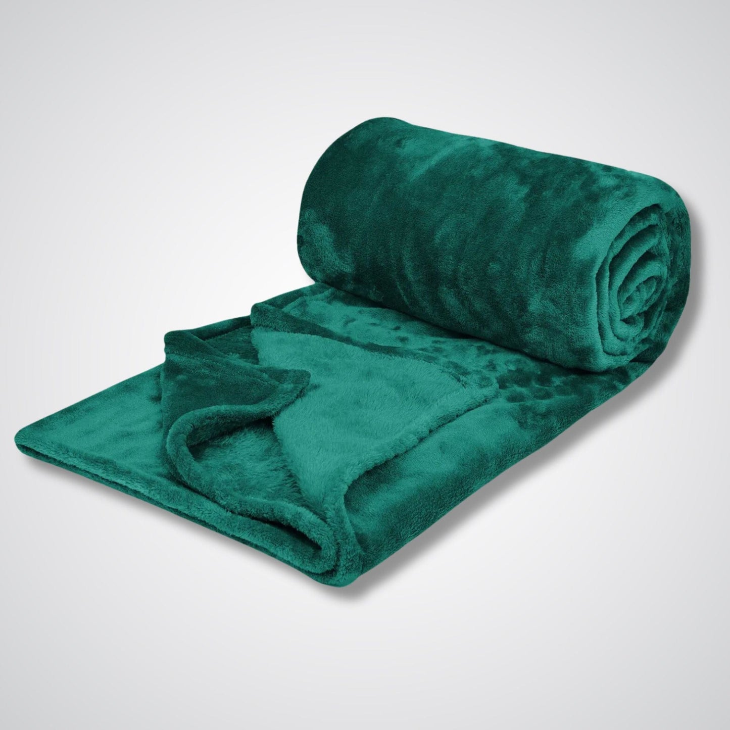 Couverture polaire - Modèle VelvetShield™ Vert / 120x200 cm