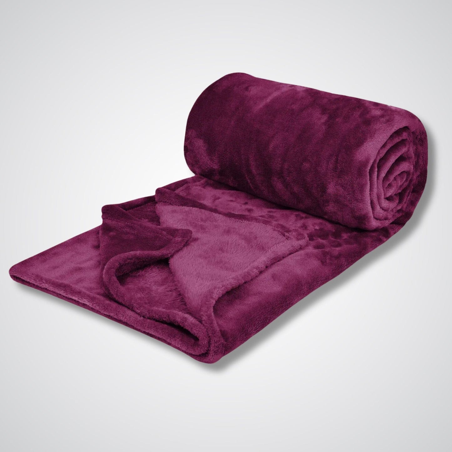 Couverture polaire - Modèle VelvetShield™ Violet / 200x230 cm