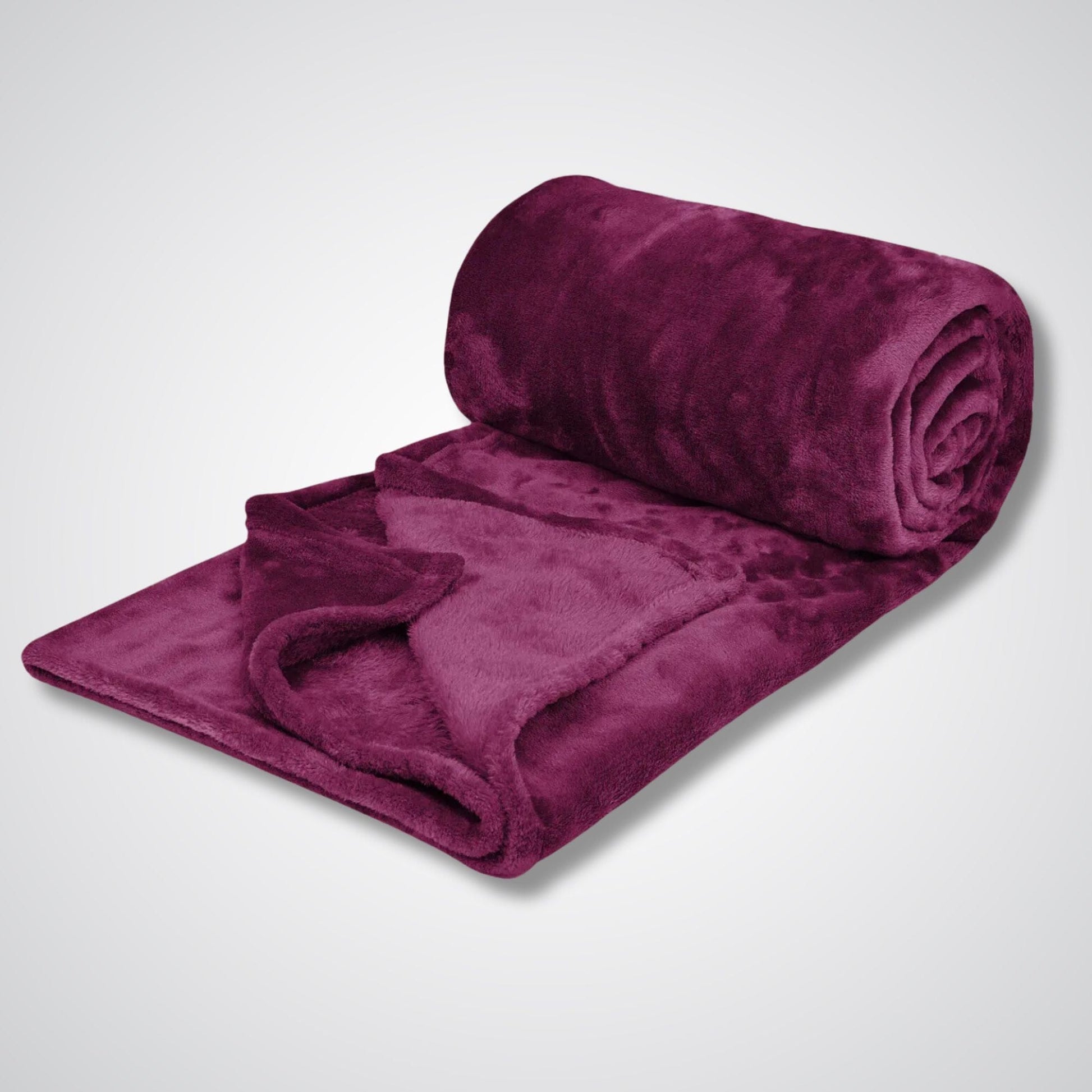Couverture polaire - Modèle VelvetShield™ Violet / 200x230 cm