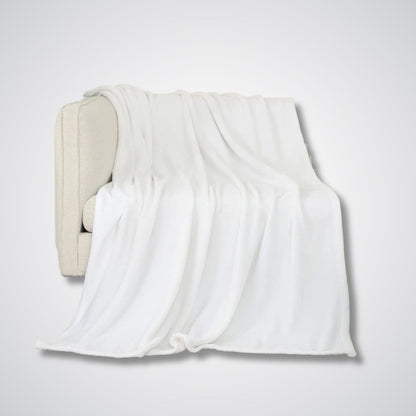 Couverture polaire Modèle WarmDusk™ Blanc / 100x150 cm