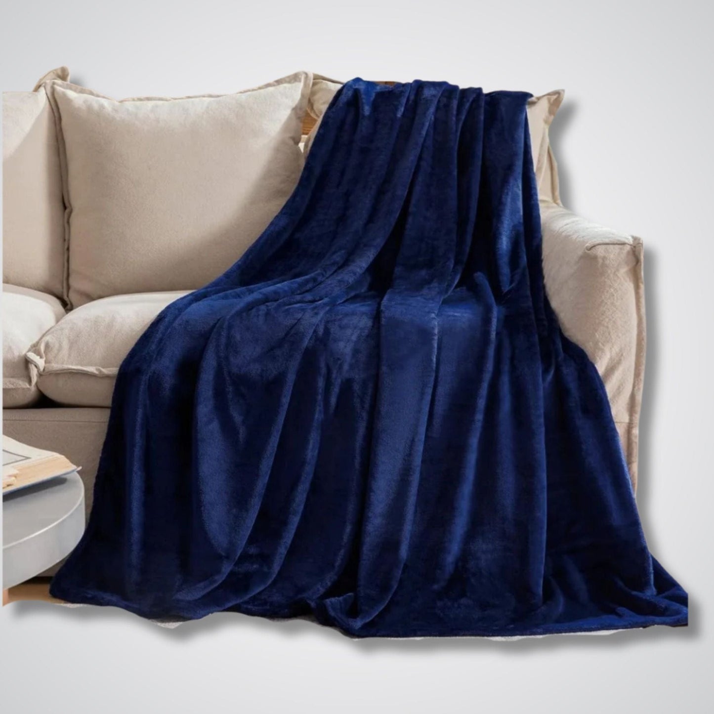 Couverture polaire Modèle WarmDusk™ Bleu / 150x200 cm